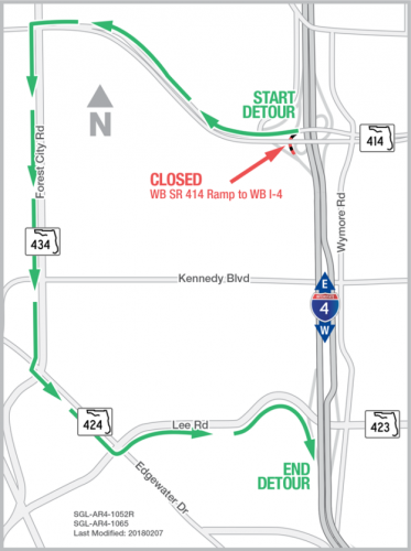 I-4 Ramp Closure, Detour in Orlando This Weekend | The I-4 Exit Guide