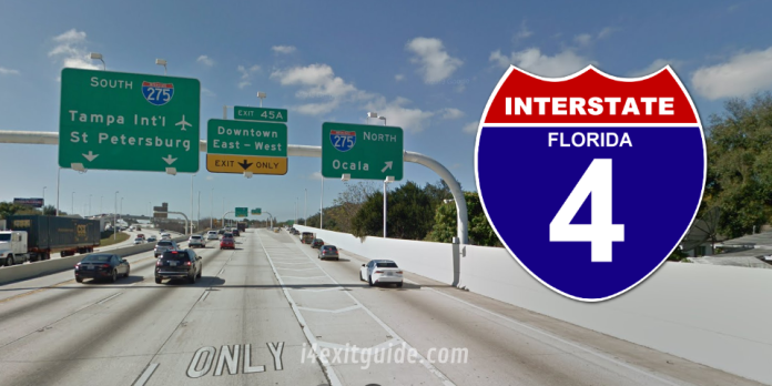 I-4 to Exit 45A (Downtown East-West) New Traffic Pattern Begins January ...